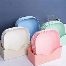 Pack of 10pcs Fancy Plastic Plates